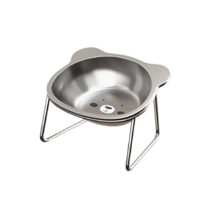 Elevated Stainless Steel Cat Bowl