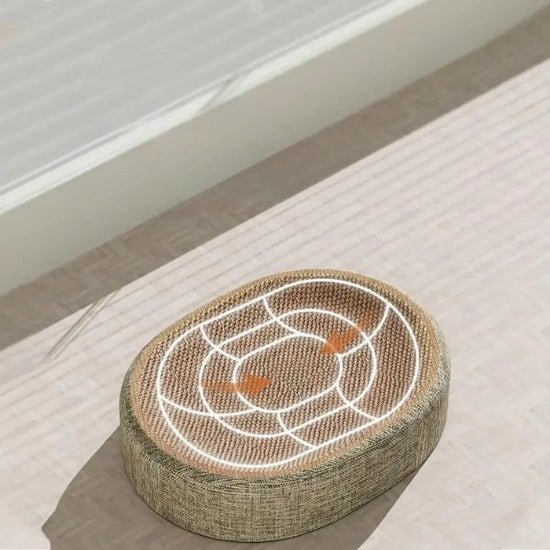 Round Sisal Cat Scratching Bed - Image 3