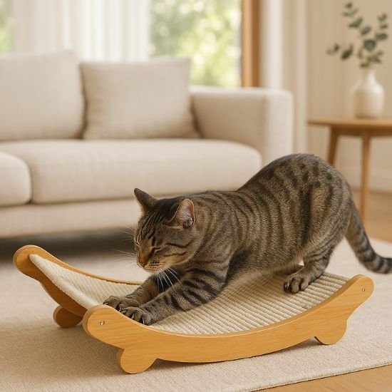 Curved Cat Scratching Lounger