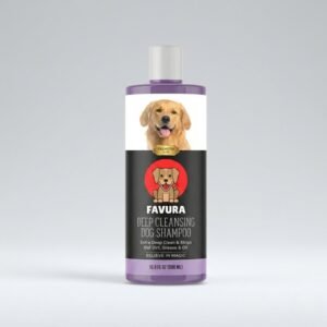 Favura Deep Cleansing Dog Shampoo - Extra Deep Clean Formula for Dirt & Oil (500ml)