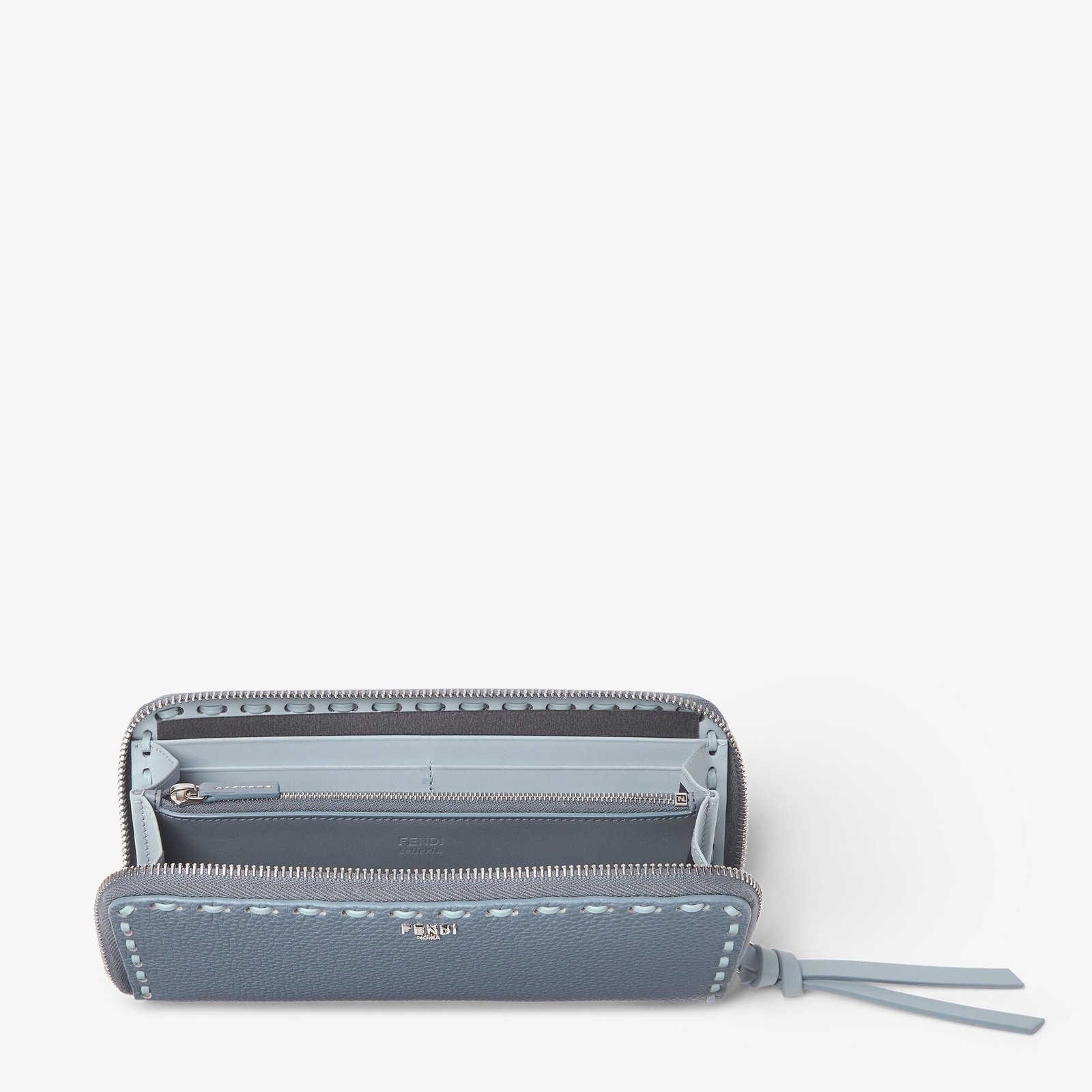 Zipper Around Peekaboo Large - Light blue
