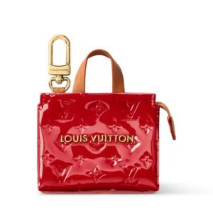 LV Mini Shopper Monogram Vintage Vernis Bag Charm