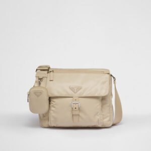 Re-Nylon shoulder bag - Desert Beige