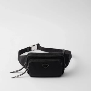 Re-Nylon belt bag - Black
